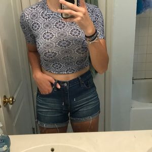 Wet Seal Bohemian Style Crop Top!